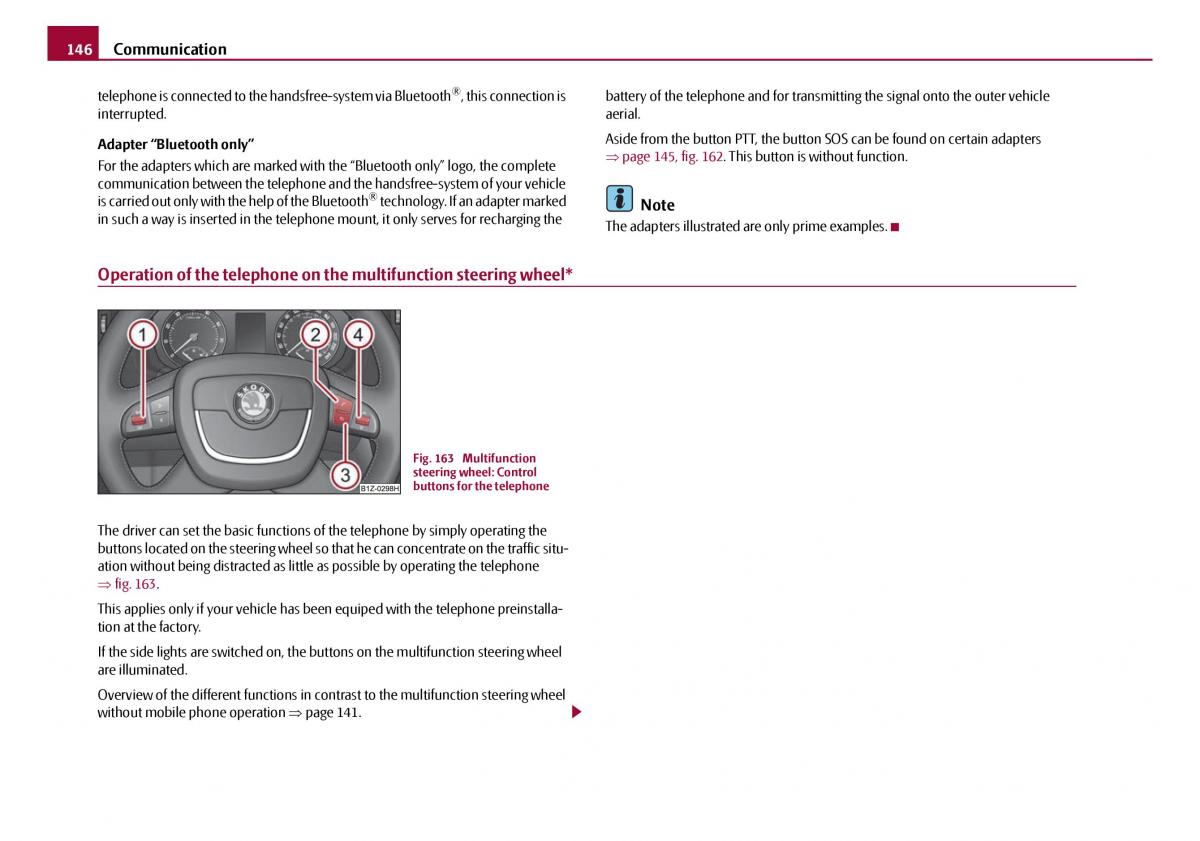 Skoda Octavia I 1 owners manual / page 147