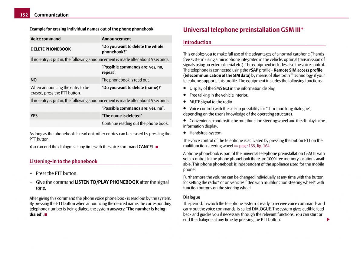 Skoda Octavia I 1 owners manual / page 153