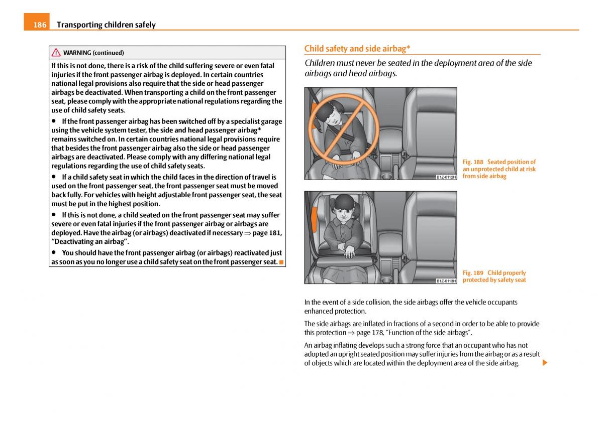 Skoda Octavia I 1 owners manual / page 187