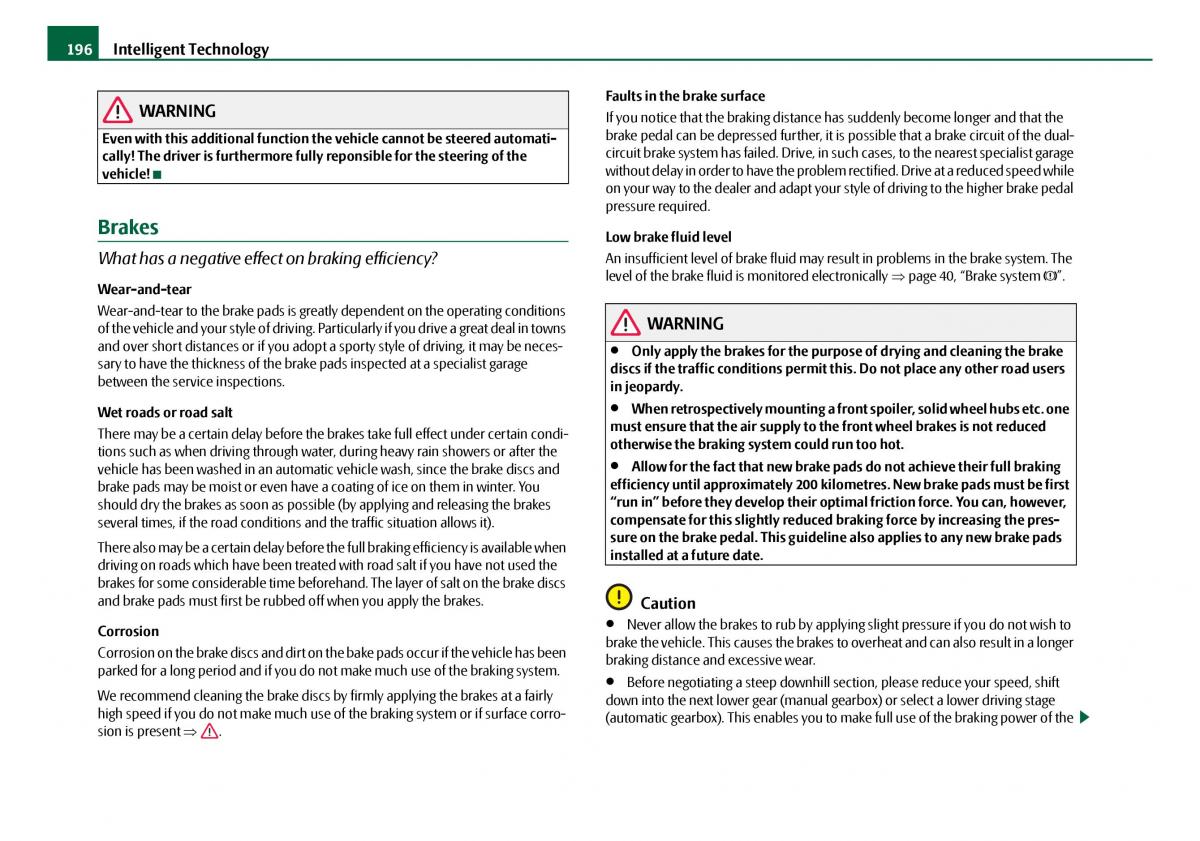 Skoda Octavia I 1 owners manual / page 197