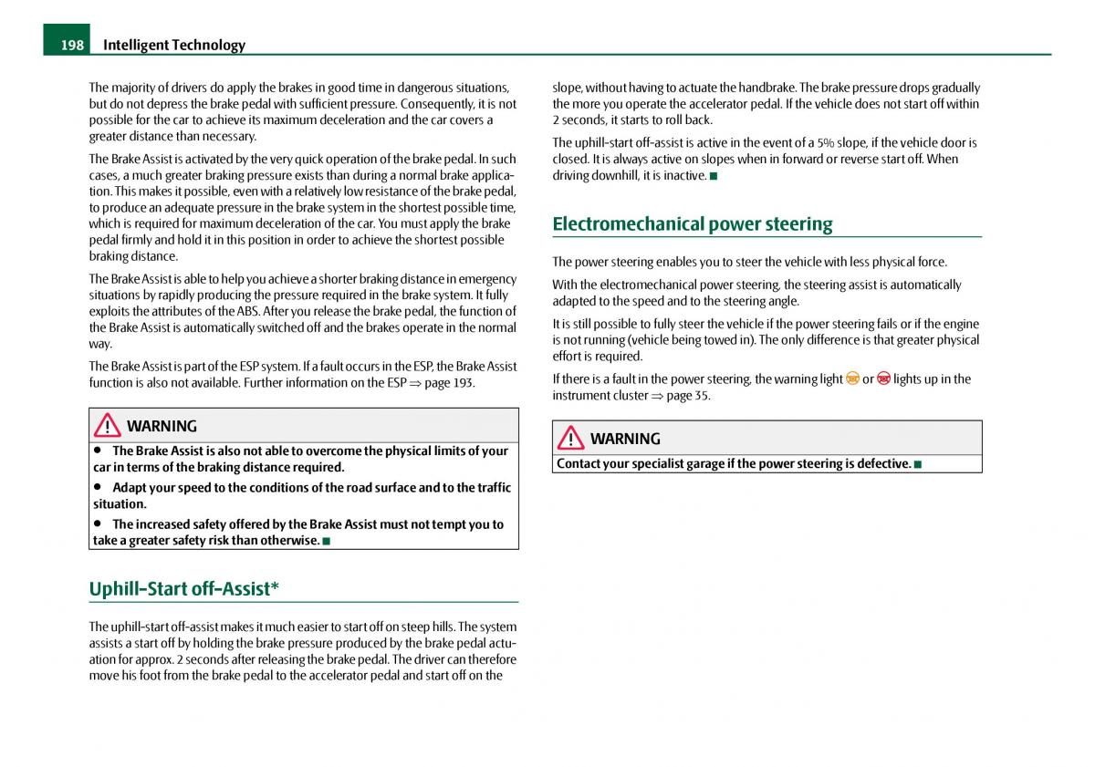 Skoda Octavia I 1 owners manual / page 199