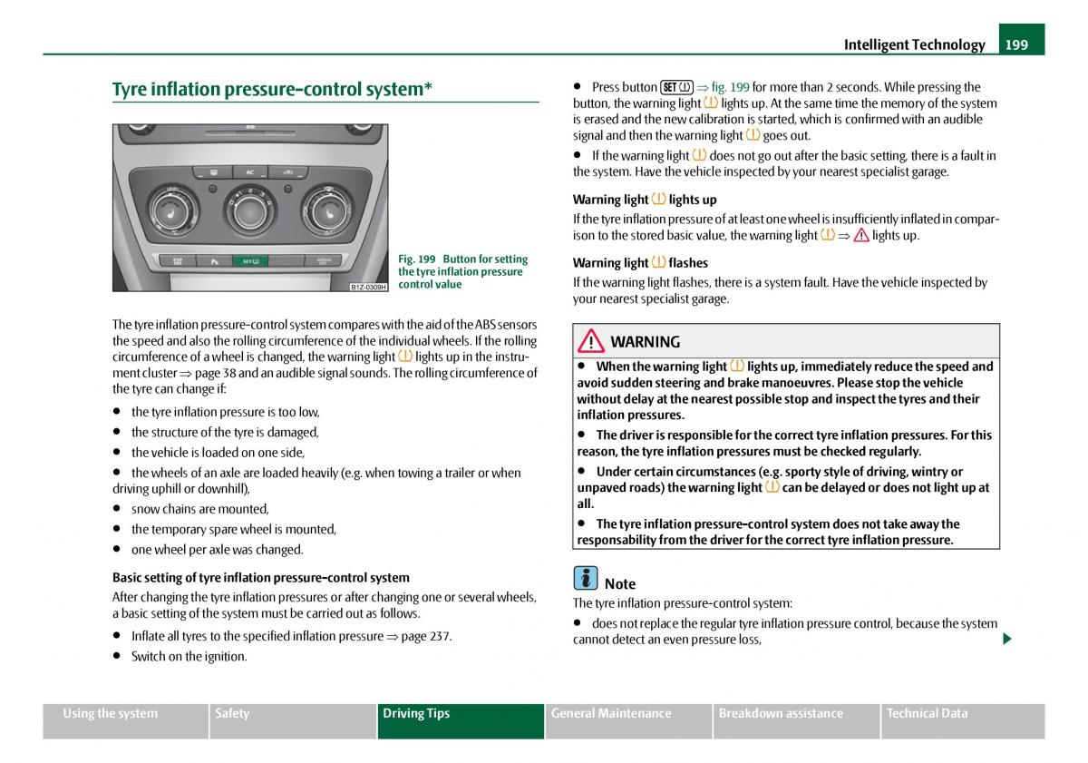 Skoda Octavia I 1 owners manual / page 200