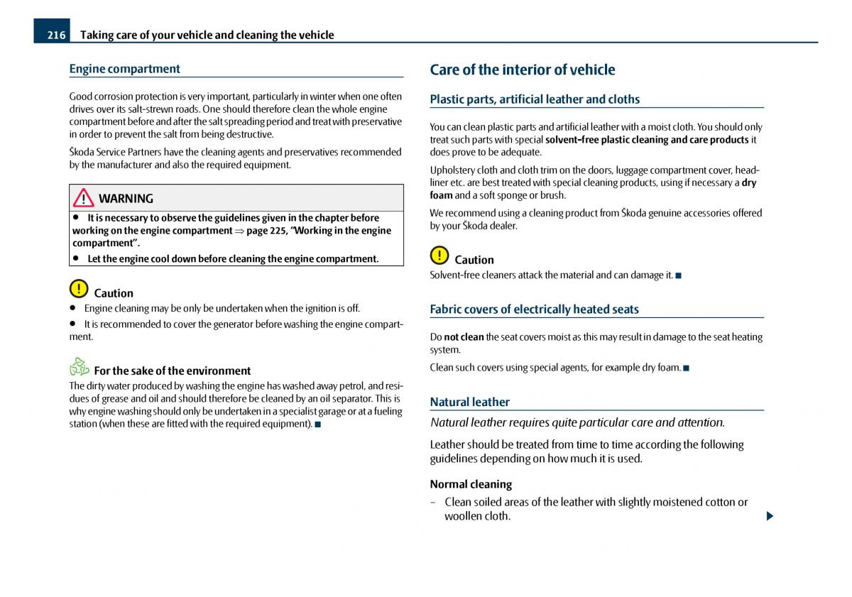 Skoda Octavia I 1 owners manual / page 217