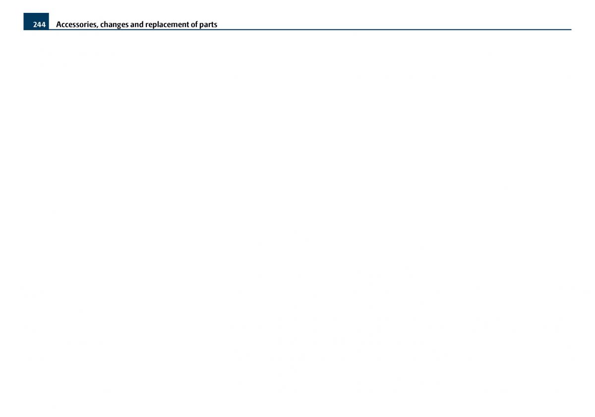 Skoda Octavia I 1 owners manual / page 245