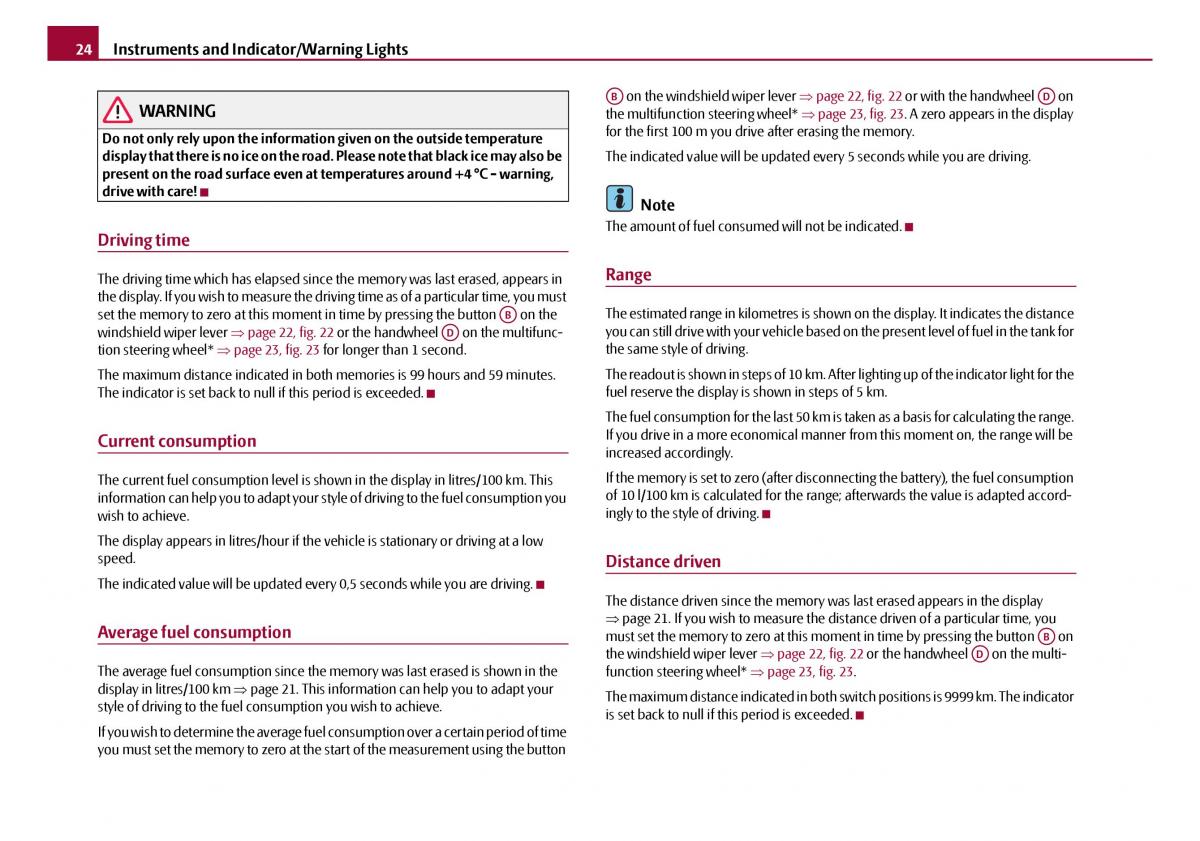 Skoda Octavia I 1 owners manual / page 25