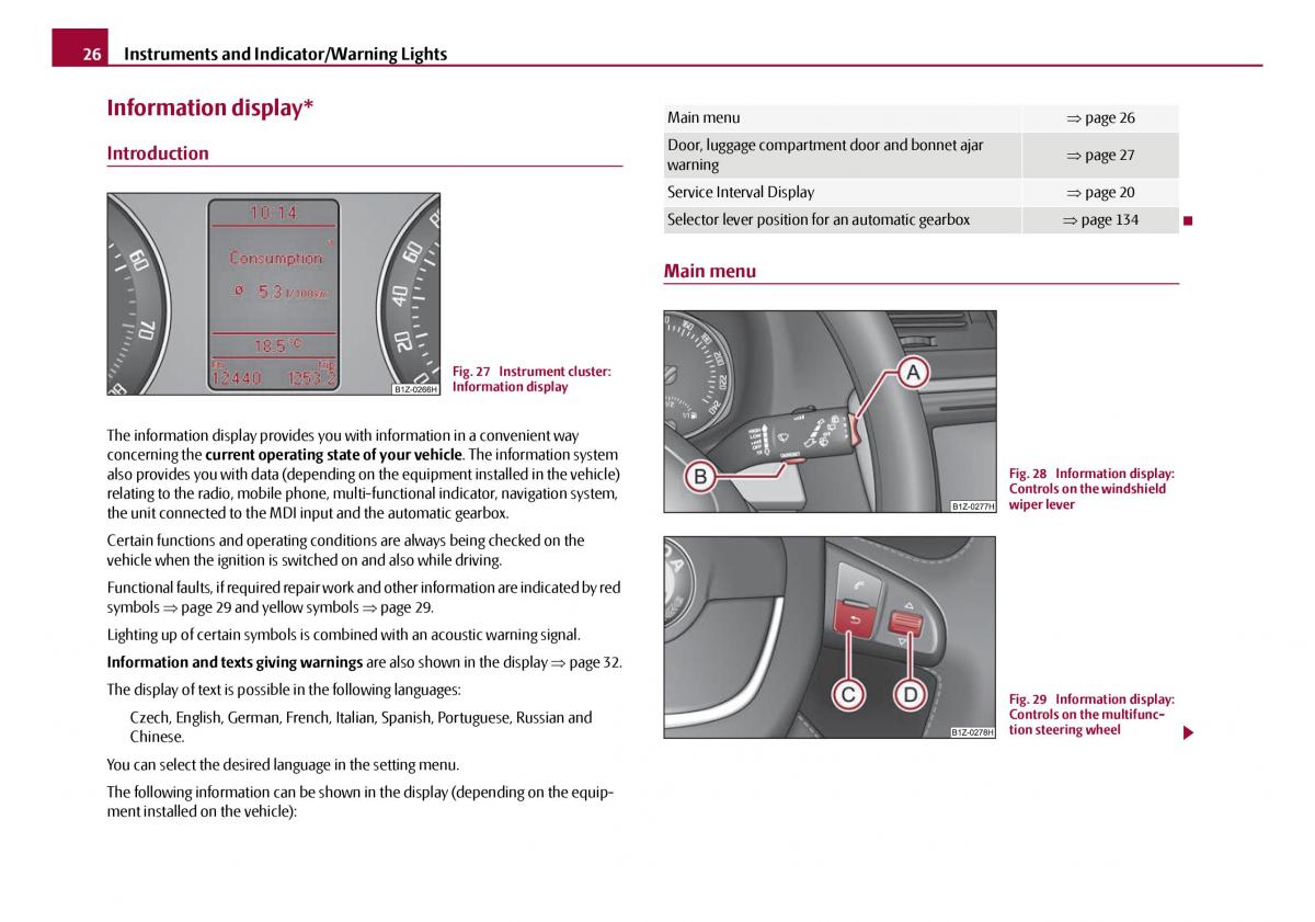 Skoda Octavia I 1 owners manual / page 27