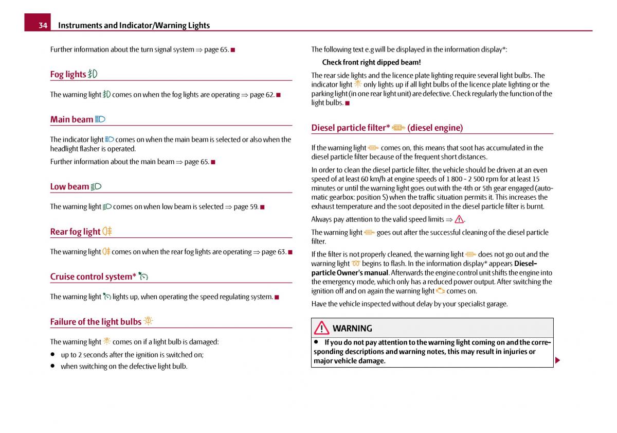 Skoda Octavia I 1 owners manual / page 35