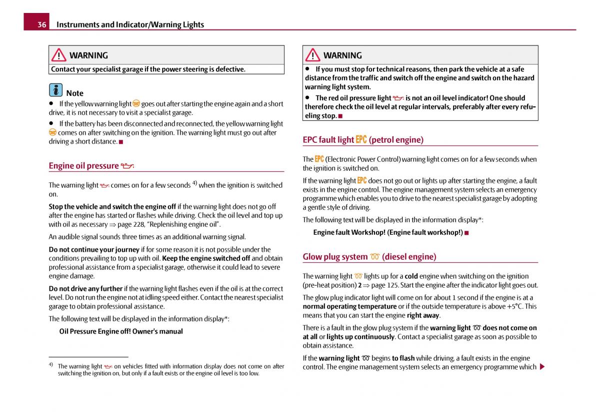 Skoda Octavia I 1 owners manual / page 37