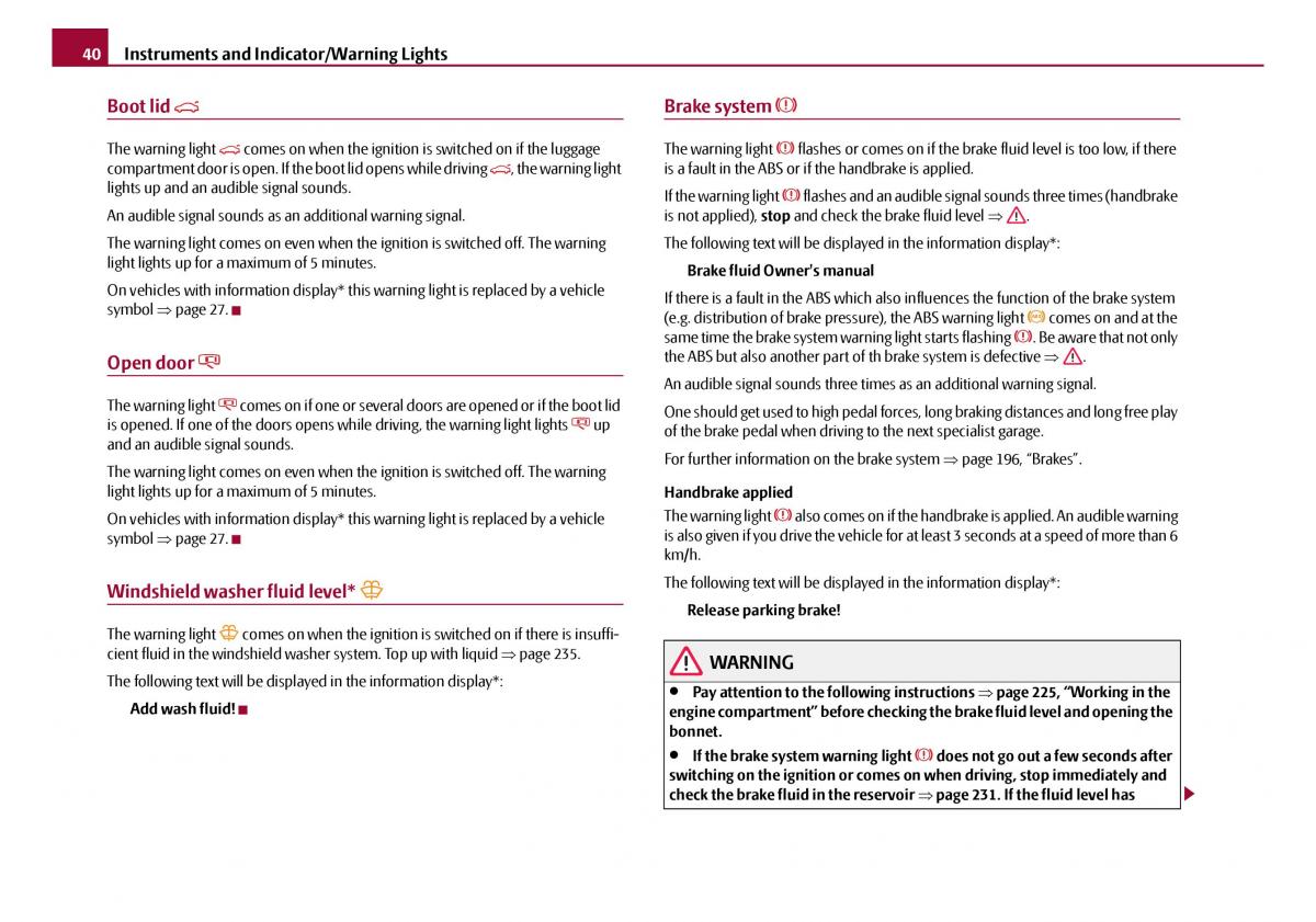 Skoda Octavia I 1 owners manual / page 41