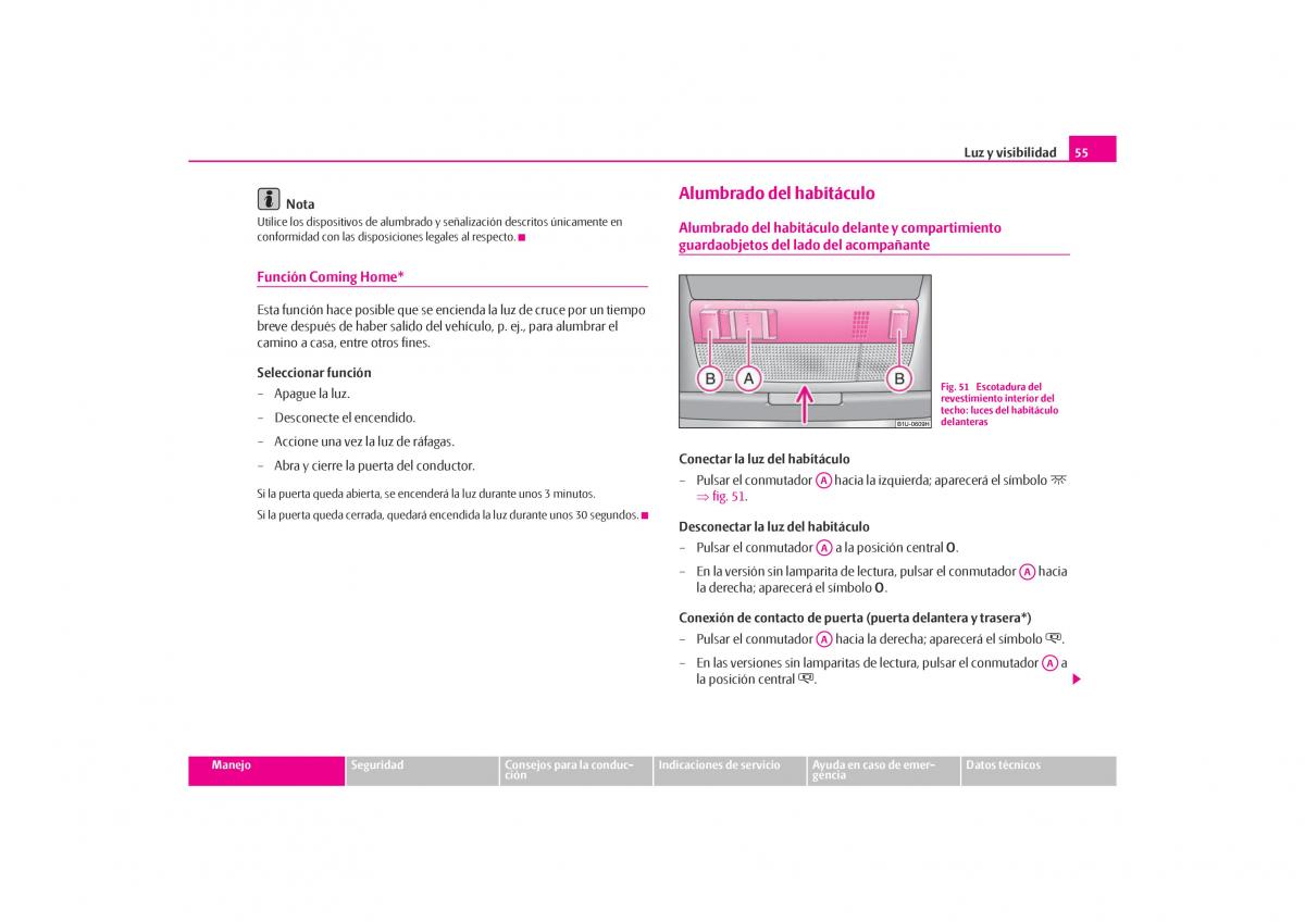 Skoda Octavia I 1 manual del propietario / page 56