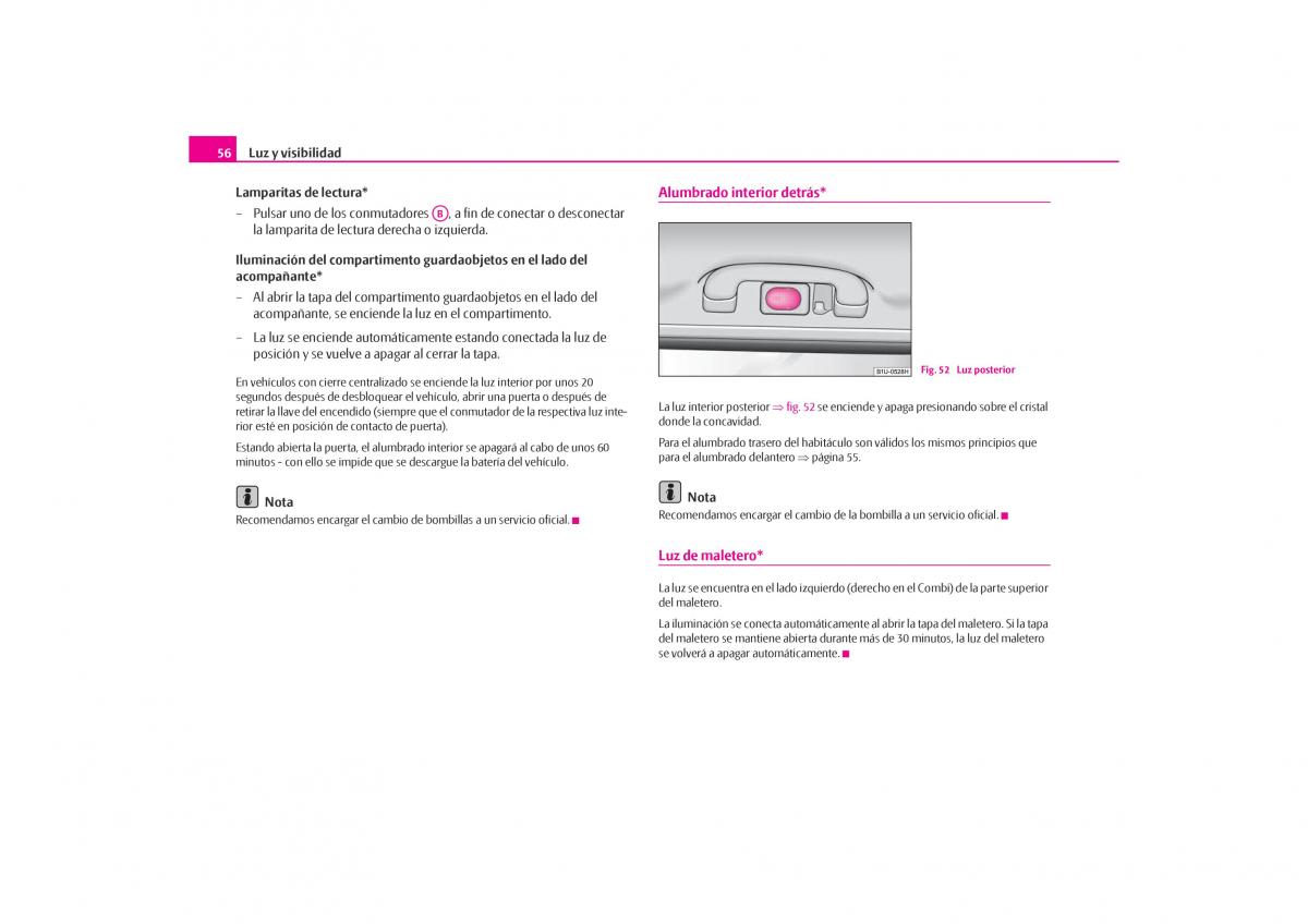 Skoda Octavia I 1 manual del propietario / page 57