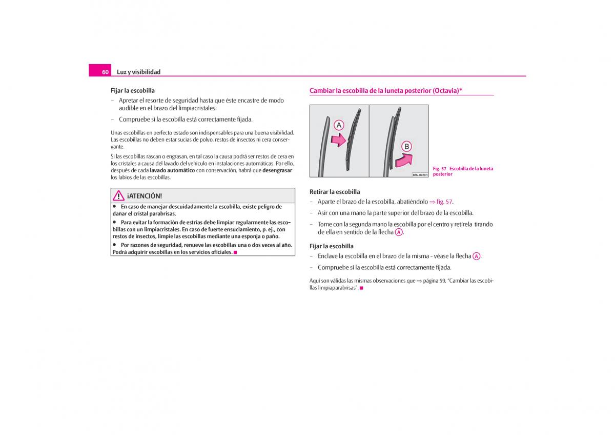 Skoda Octavia I 1 manual del propietario / page 61