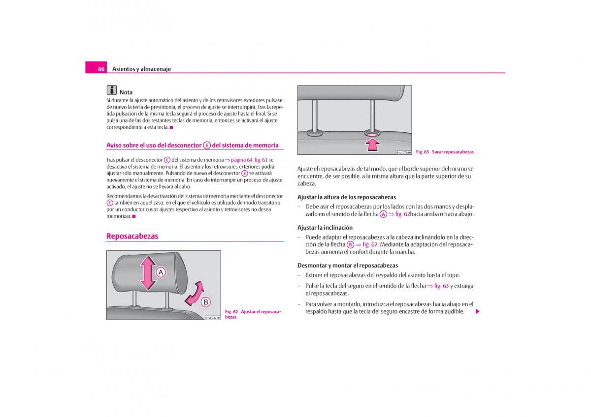 Skoda Octavia I 1 manual del propietario / page 67