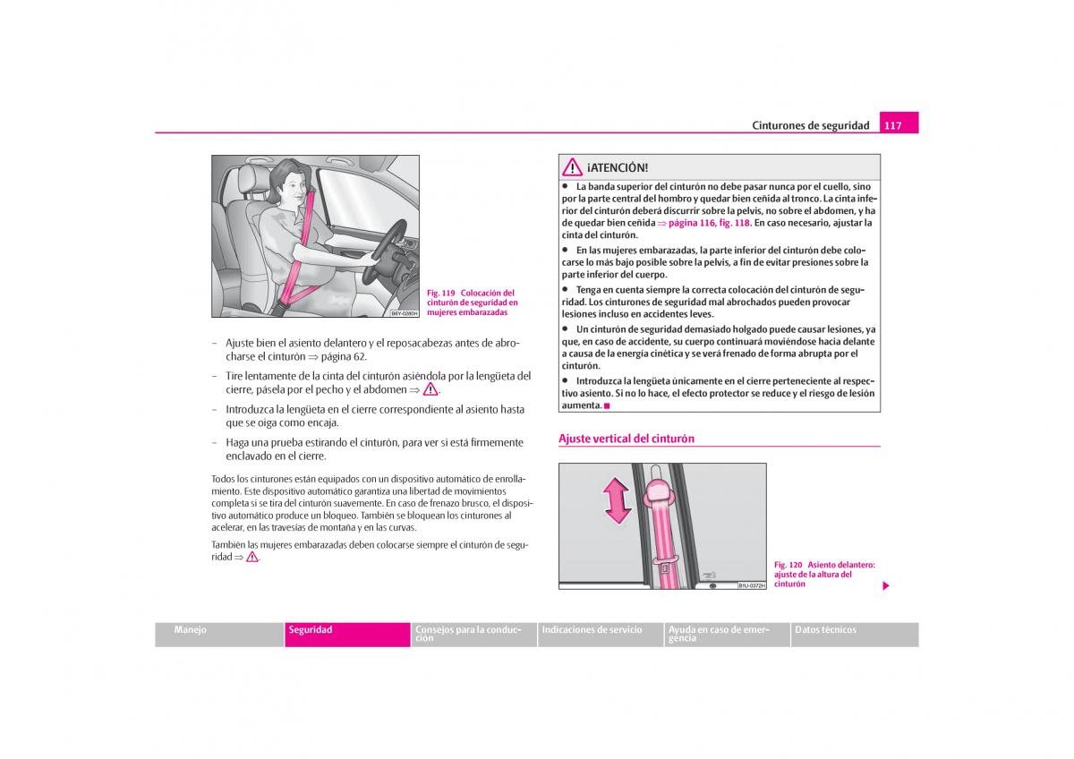 Skoda Octavia I 1 manual del propietario / page 118