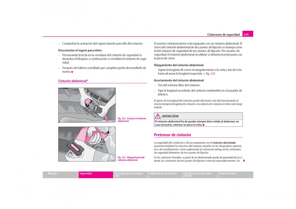 Skoda Octavia I 1 manual del propietario / page 120