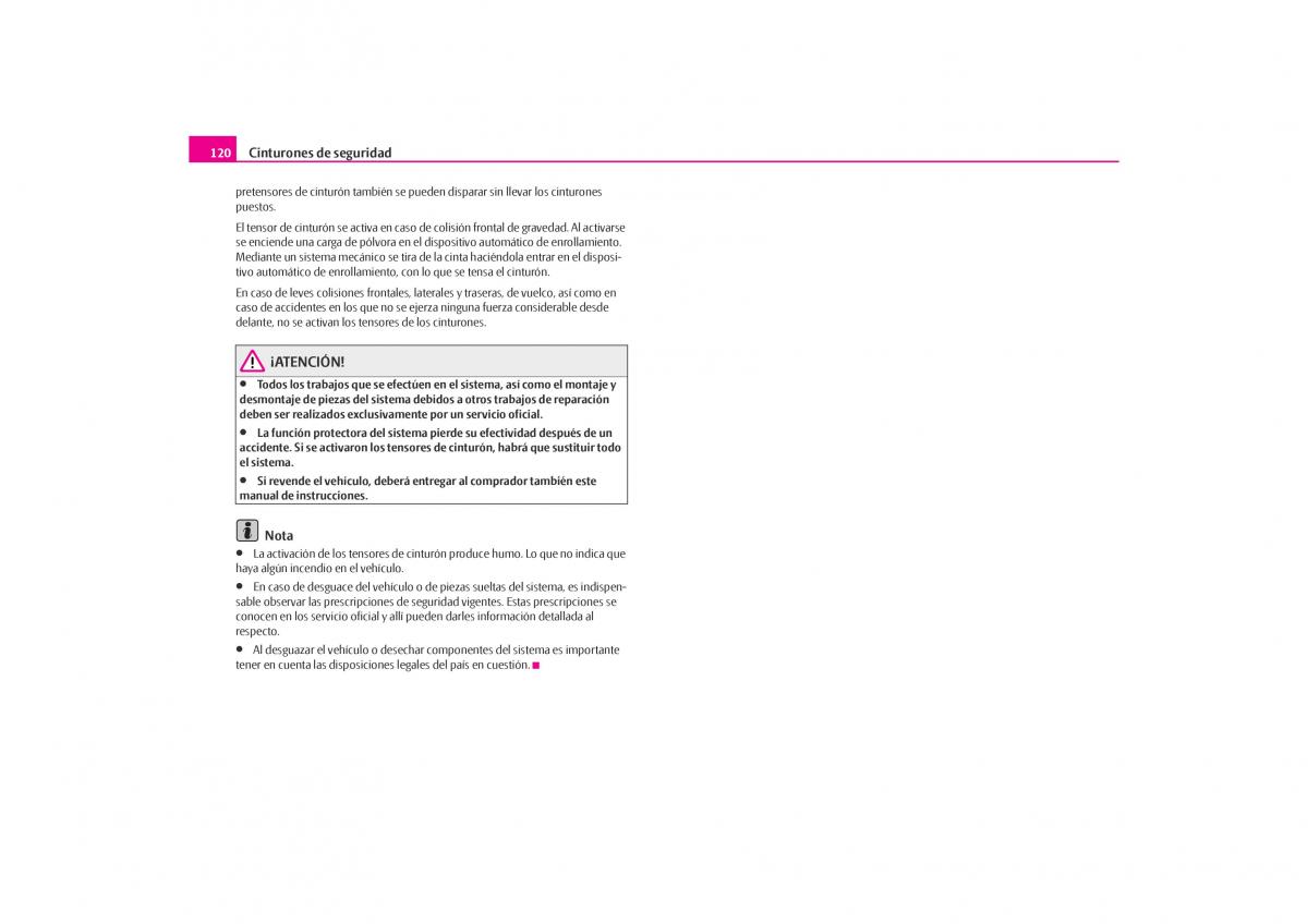 Skoda Octavia I 1 manual del propietario / page 121