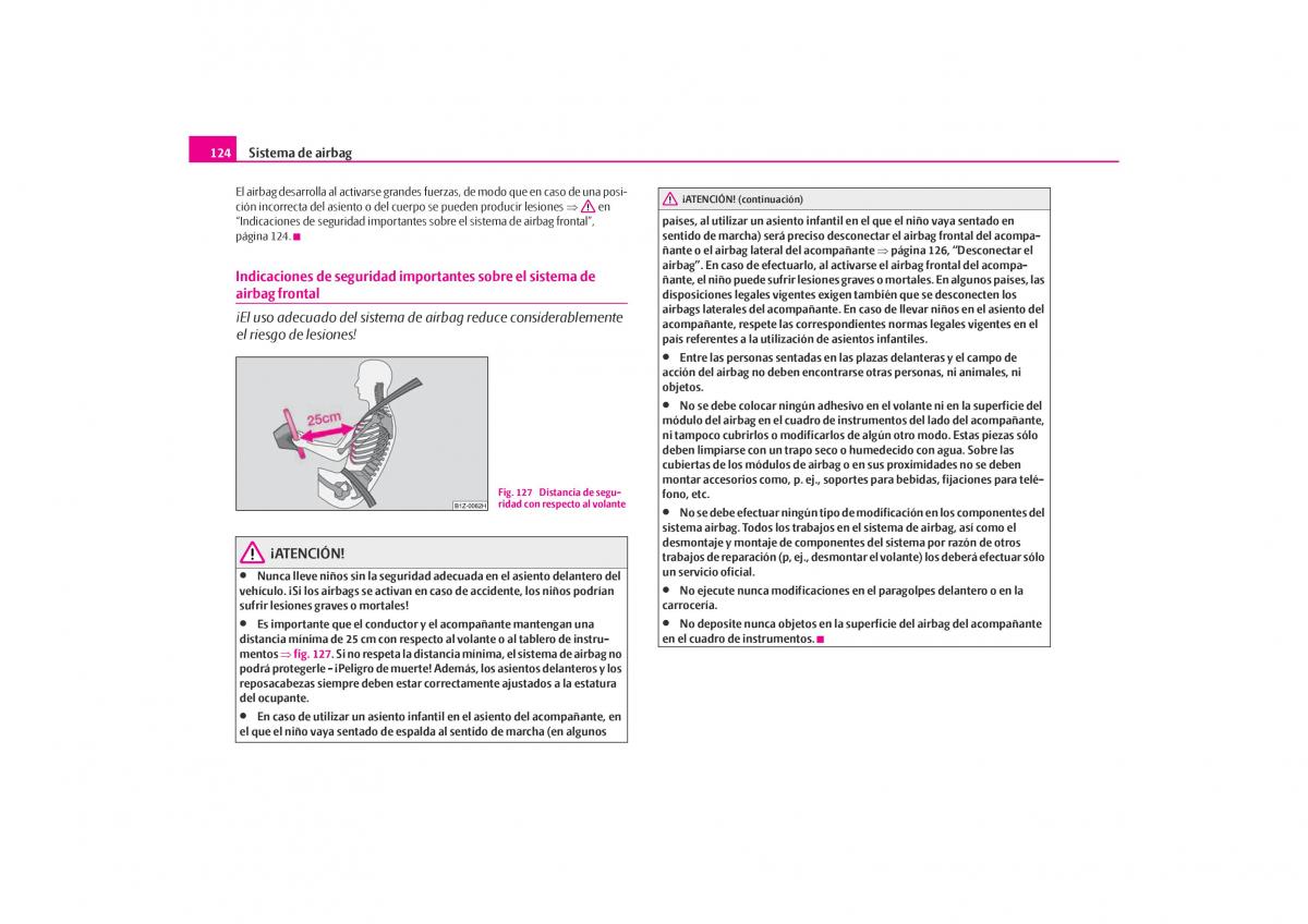 Skoda Octavia I 1 manual del propietario / page 125