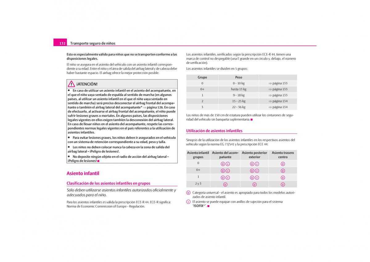 Skoda Octavia I 1 manual del propietario / page 133