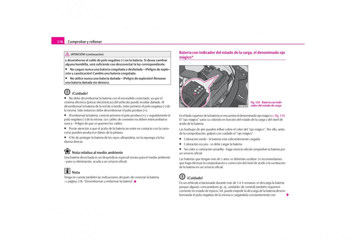 Skoda Octavia I 1 manual del propietario / page 177