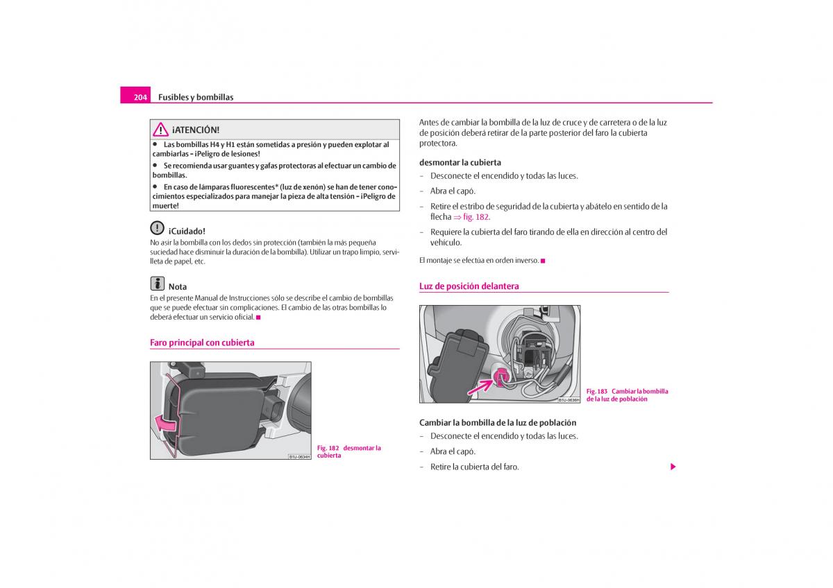 Skoda Octavia I 1 manual del propietario / page 205