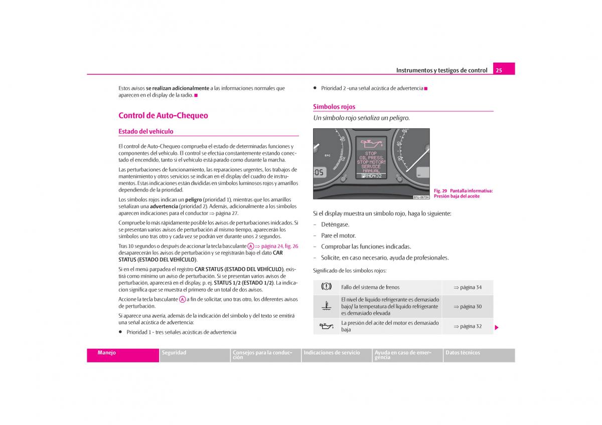 Skoda Octavia I 1 manual del propietario / page 26