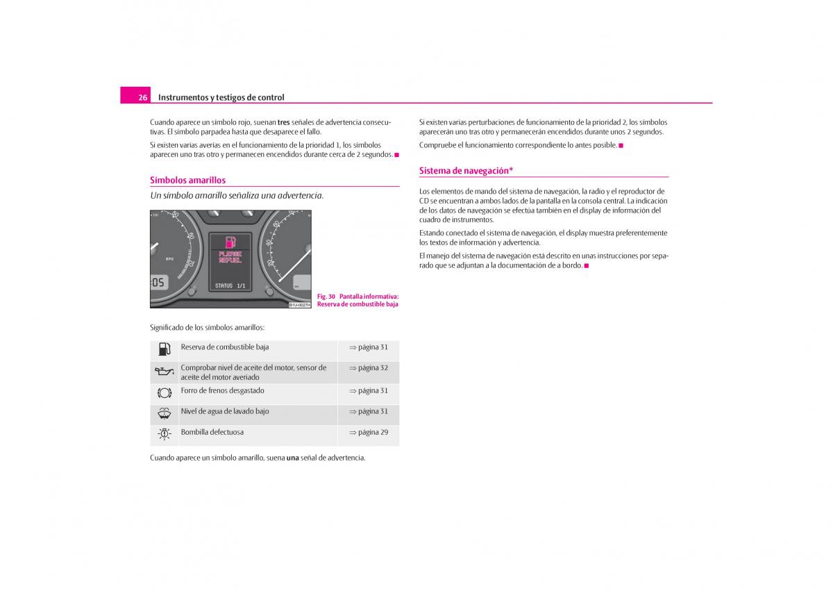 Skoda Octavia I 1 manual del propietario / page 27