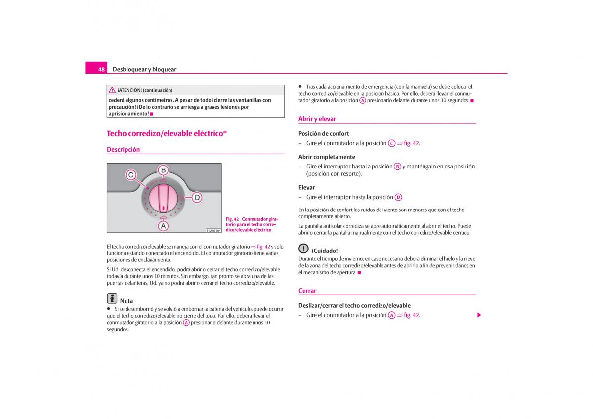 Skoda Octavia I 1 manual del propietario / page 49