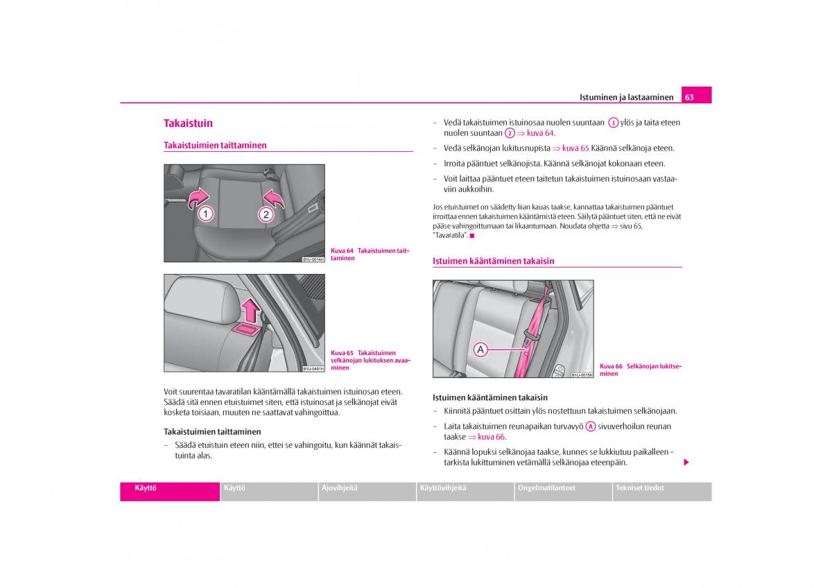 Skoda Octavia I 1 omistajan kasikirja / page 64