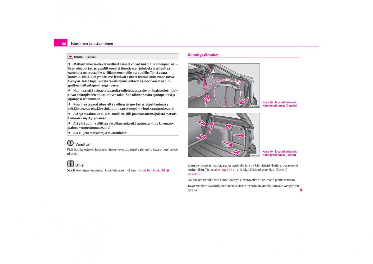 Skoda Octavia I 1 omistajan kasikirja / page 67