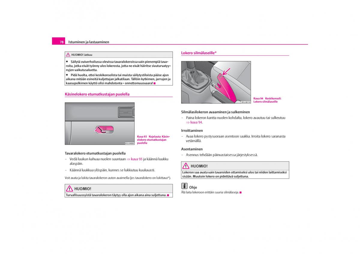 Skoda Octavia I 1 omistajan kasikirja / page 79