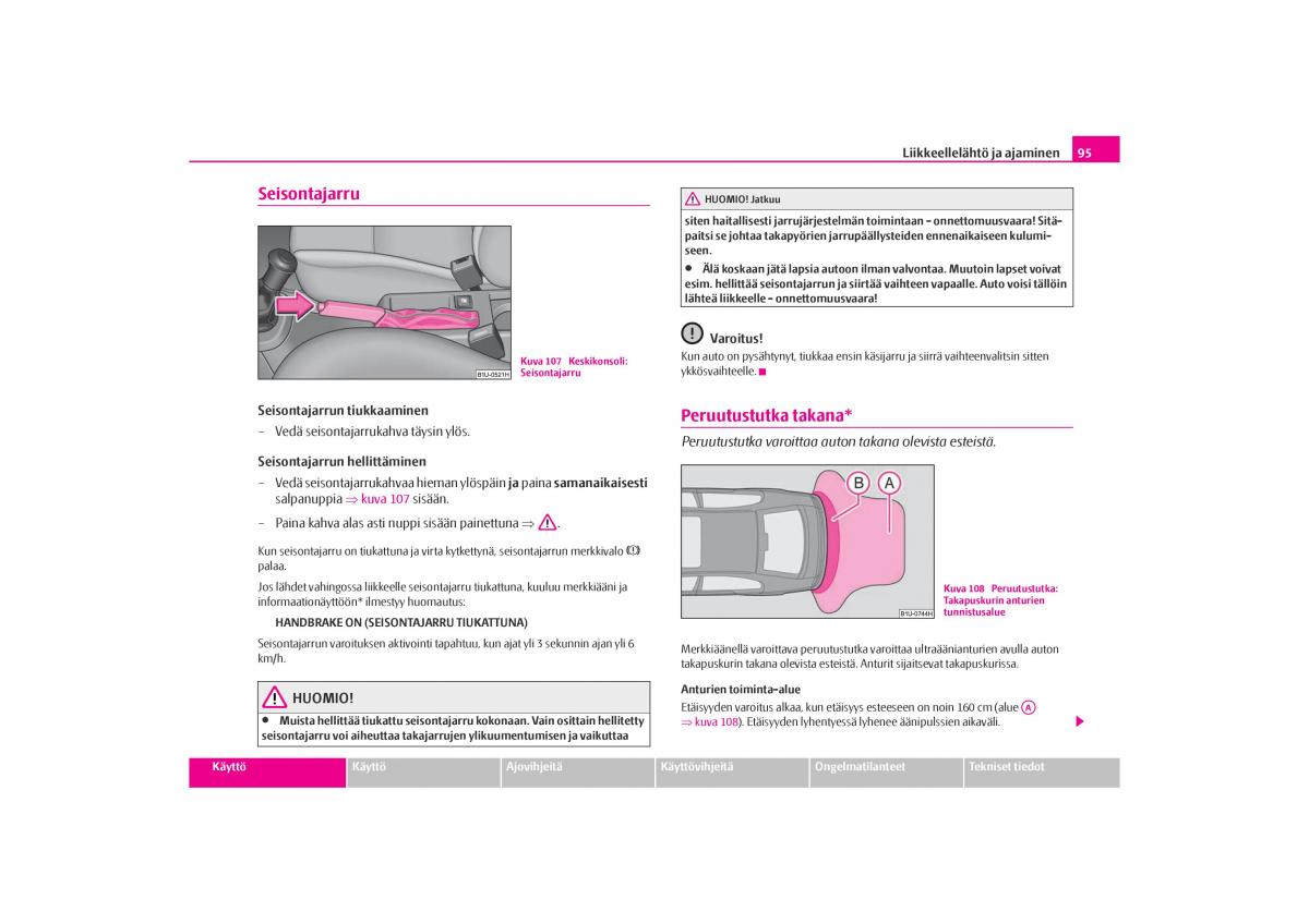 Skoda Octavia I 1 omistajan kasikirja / page 96