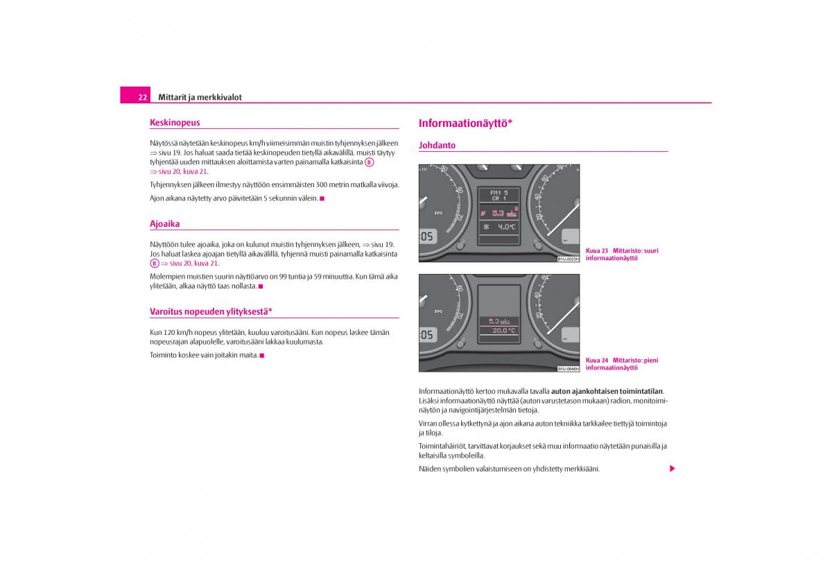 Skoda Octavia I 1 omistajan kasikirja / page 23