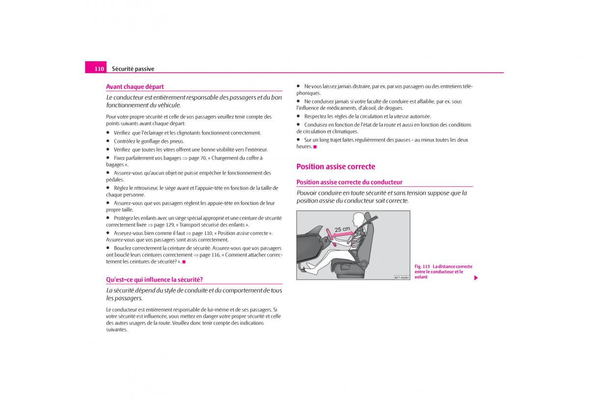 Skoda Octavia I 1 manuel du proprietaire / page 111