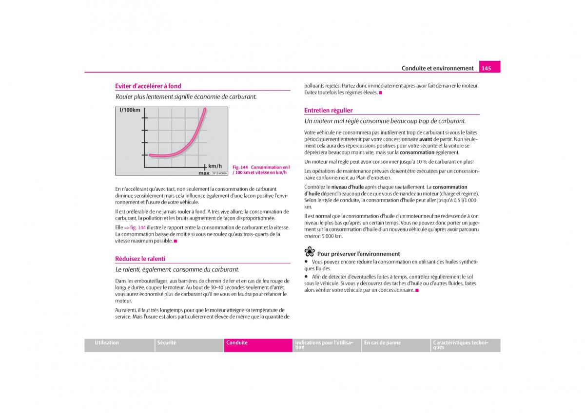 Skoda Octavia I 1 manuel du proprietaire / page 146