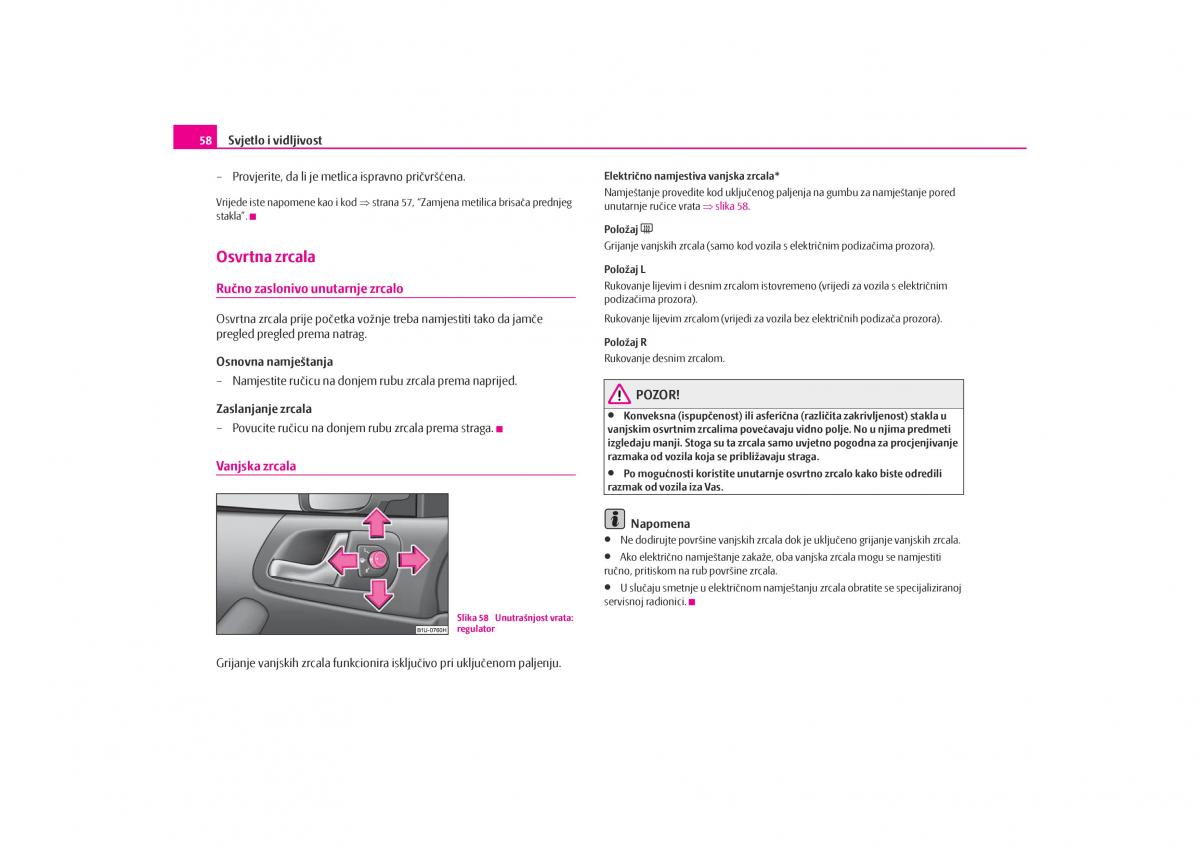 Skoda Octavia I 1 vlasnicko uputstvo / page 59