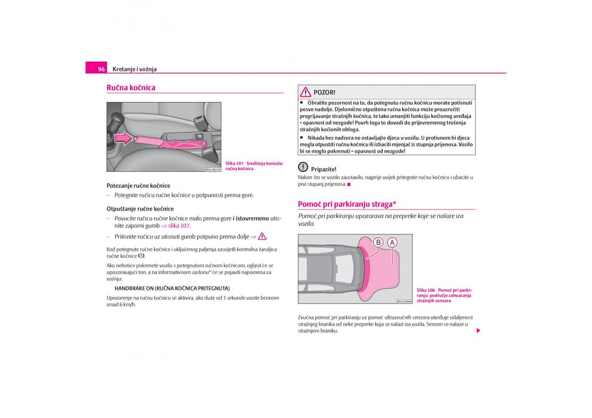 Skoda Octavia I 1 vlasnicko uputstvo / page 97