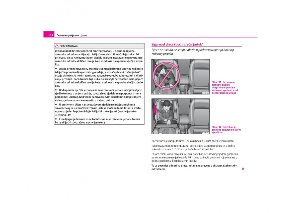 Skoda Octavia I 1 vlasnicko uputstvo / page 125