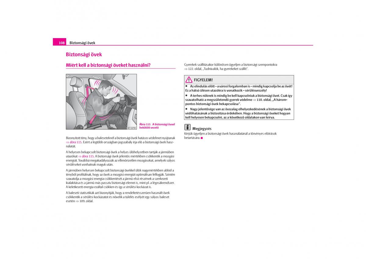 Skoda Octavia I 1 Kezelesi utmutato / page 109