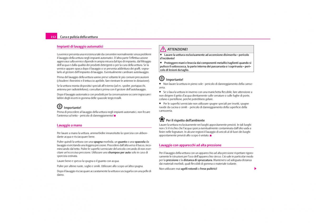 Skoda Octavia I 1 manuale del proprietario / page 153