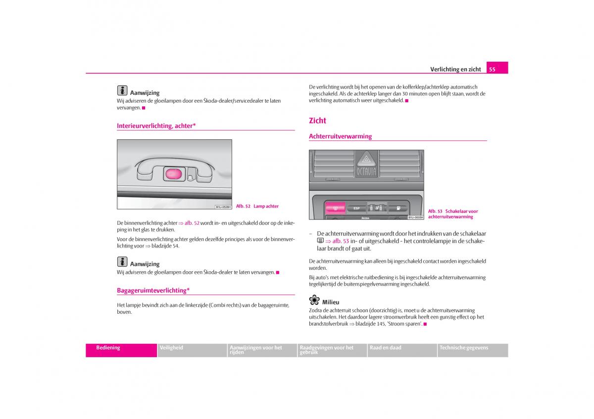 Skoda Octavia I 1 handleiding / page 56