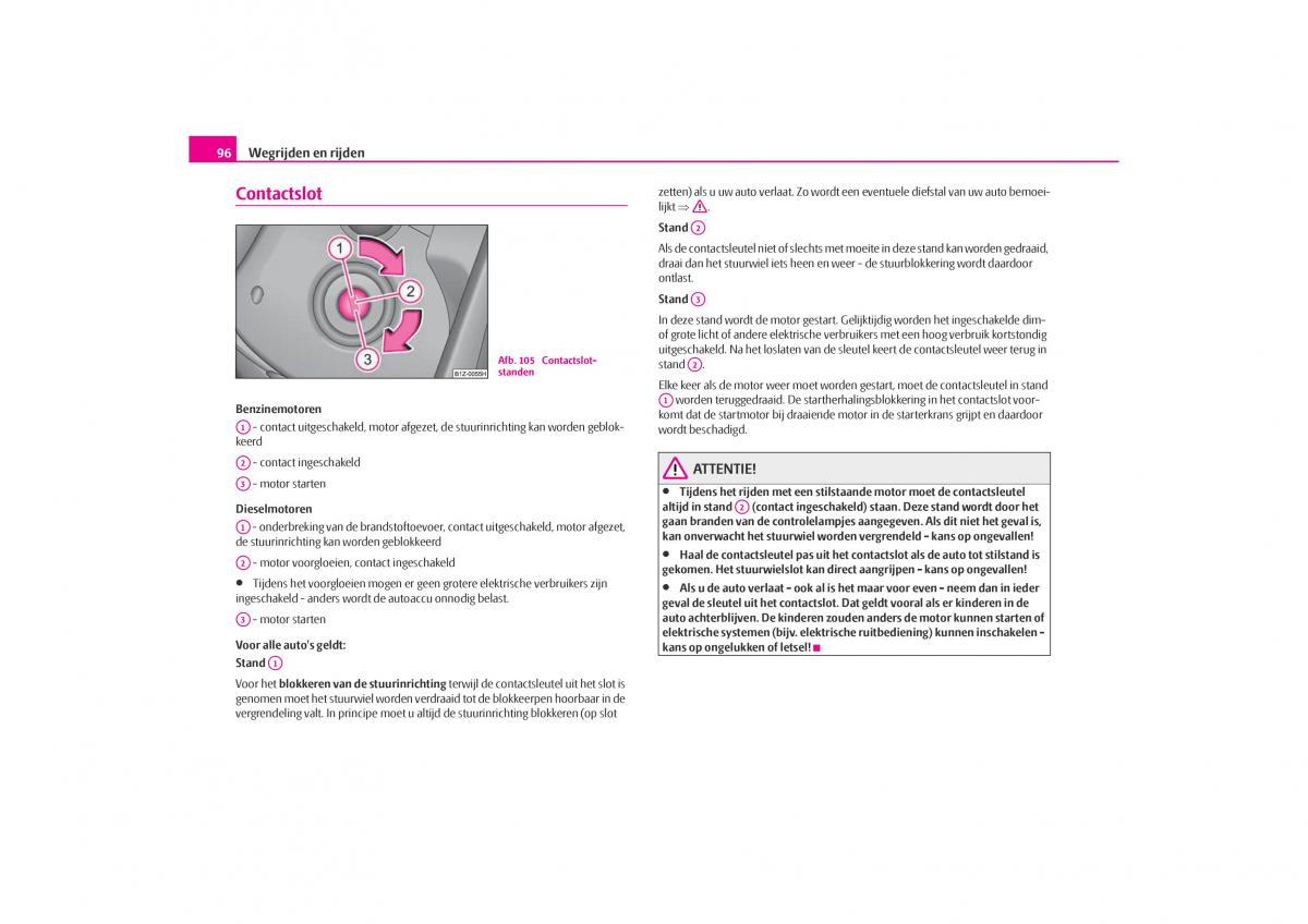 Skoda Octavia I 1 handleiding / page 97