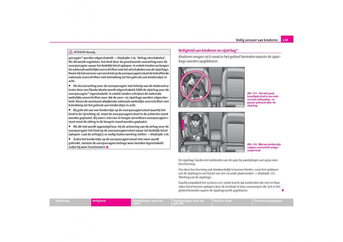 Skoda Octavia I 1 handleiding / page 130