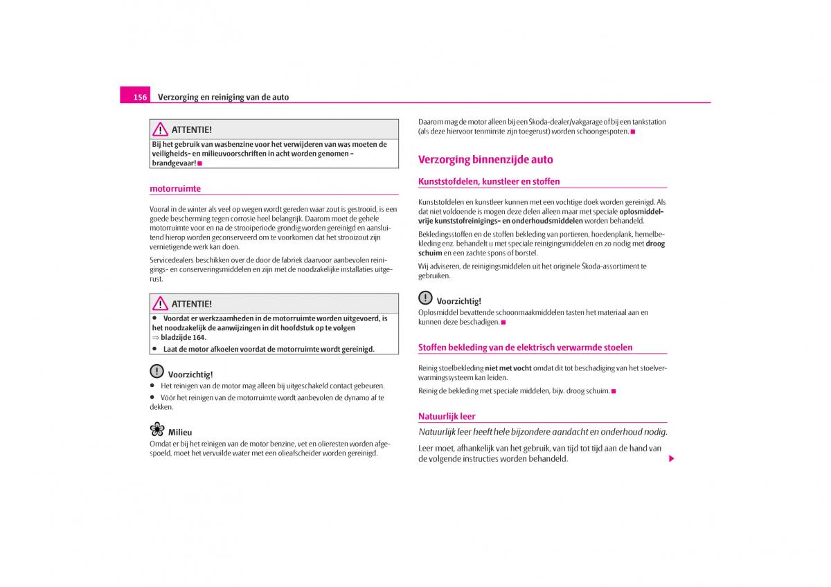 Skoda Octavia I 1 handleiding / page 157
