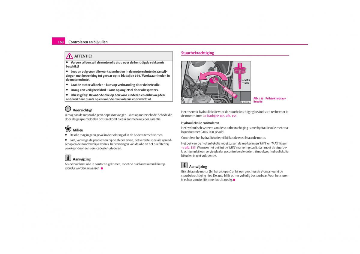 Skoda Octavia I 1 handleiding / page 169