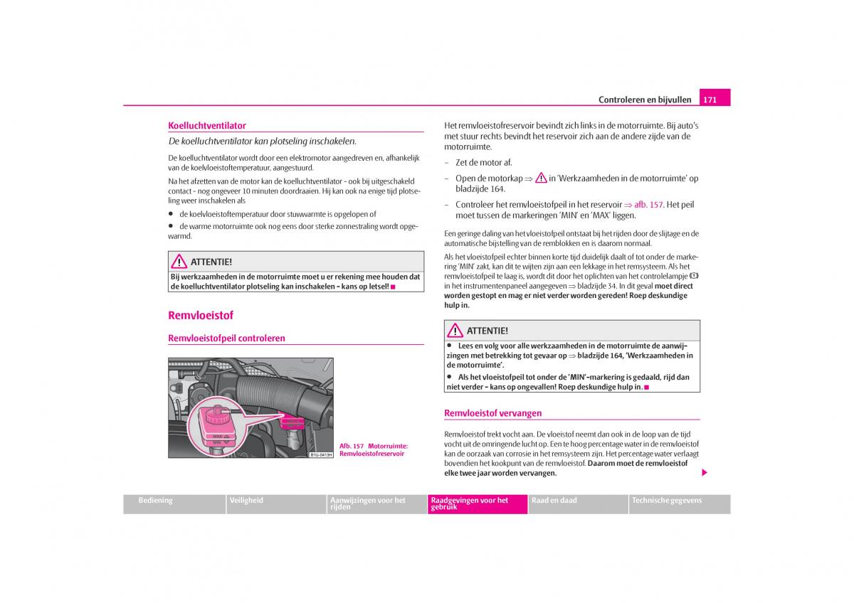 Skoda Octavia I 1 handleiding / page 172