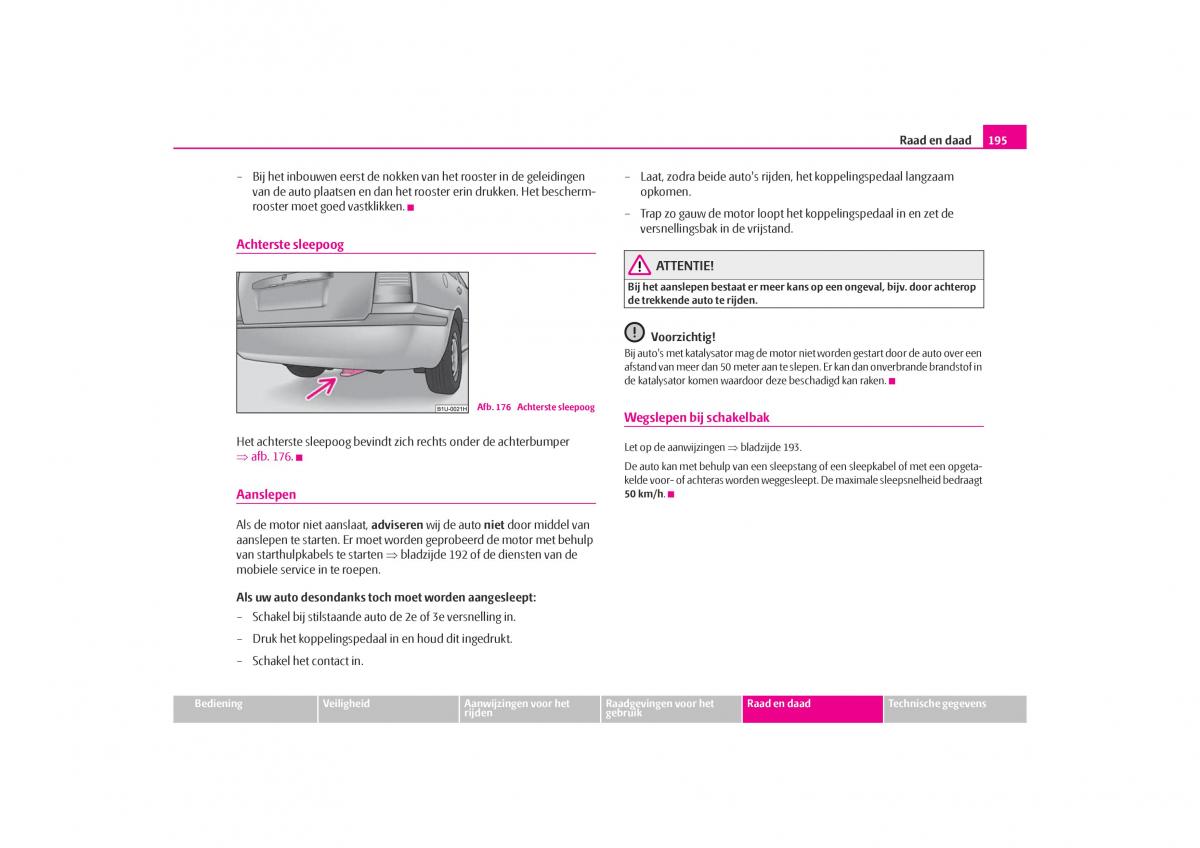 Skoda Octavia I 1 handleiding / page 196