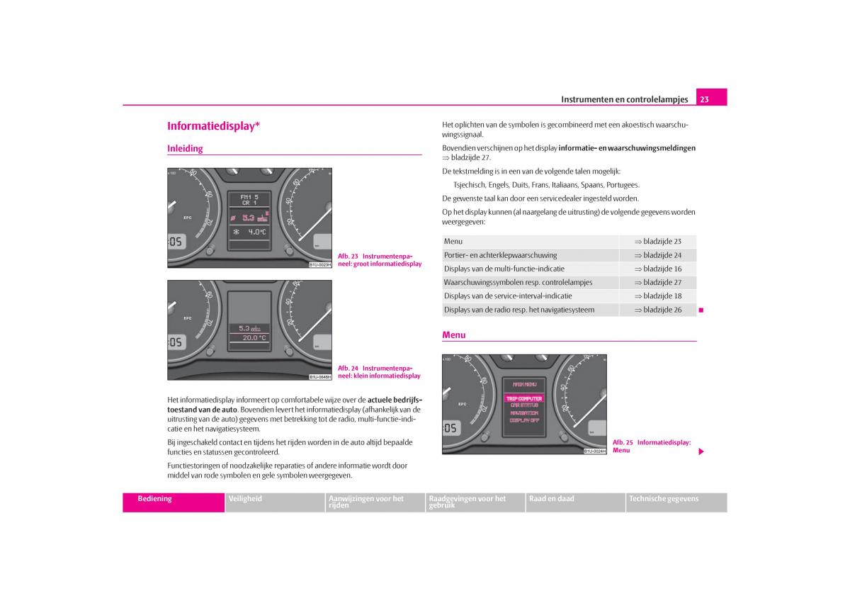 Skoda Octavia I 1 handleiding / page 24