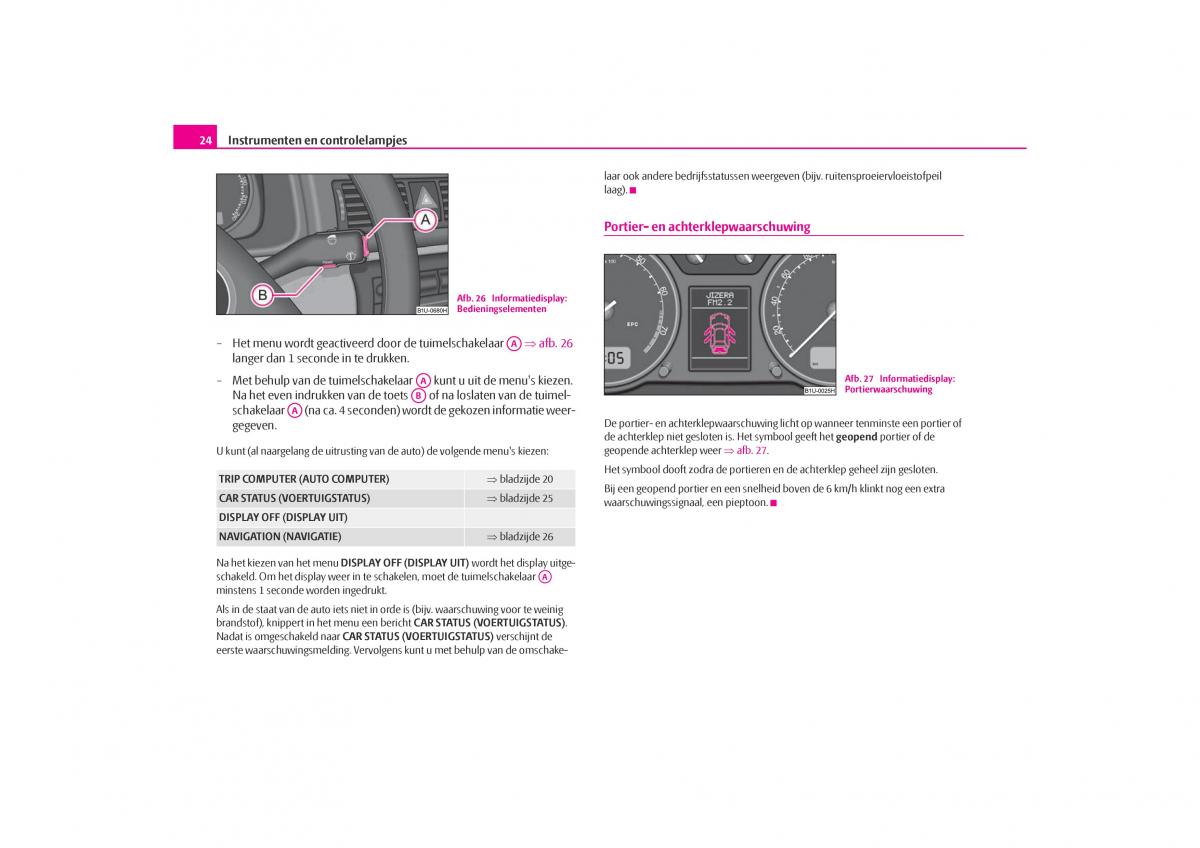 Skoda Octavia I 1 handleiding / page 25