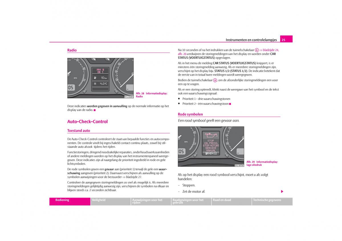 Skoda Octavia I 1 handleiding / page 26