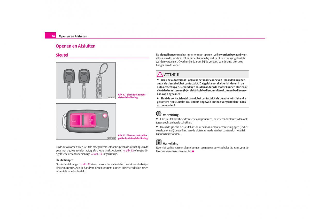 Skoda Octavia I 1 handleiding / page 37